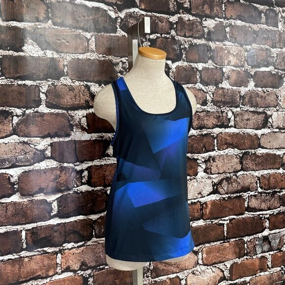 Gap Tank Top Blue Black Workout Yoga Athleisure Small - Picture 4 of 12